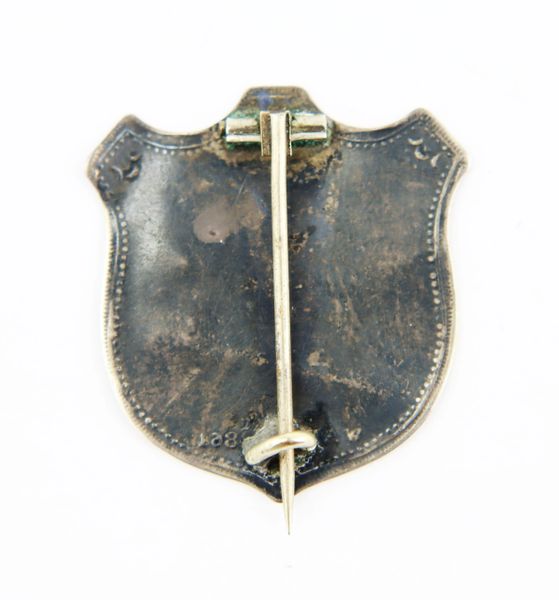 Silver Shield Identification Badge of Albert Olthof, Musician in the ...