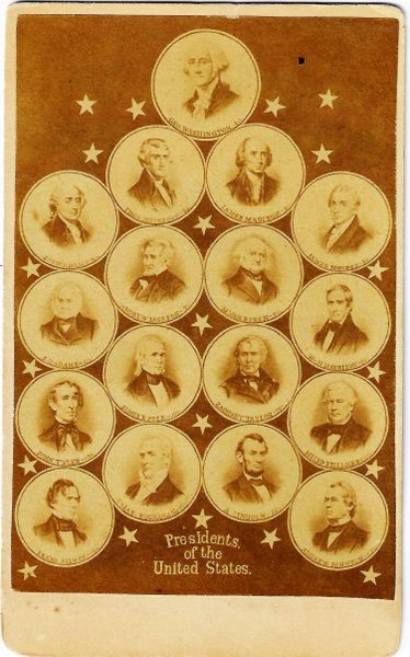 CDV of the Presidents of the United States