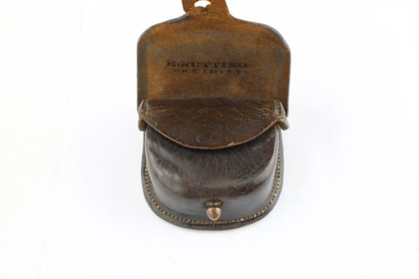 Percussion Cap Pouch of Private Eugene Nutting 24th New York Infantry