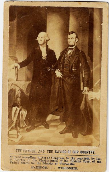 CDV, “The Father, and the Savior of Our Country”