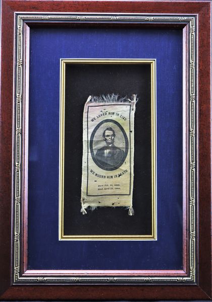 Abraham Lincoln Mourning Ribbon