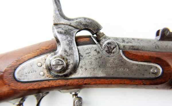 Confederate “Captured and Collected” Marked Model 1863 Springfield Rifle-Musket / SOLD