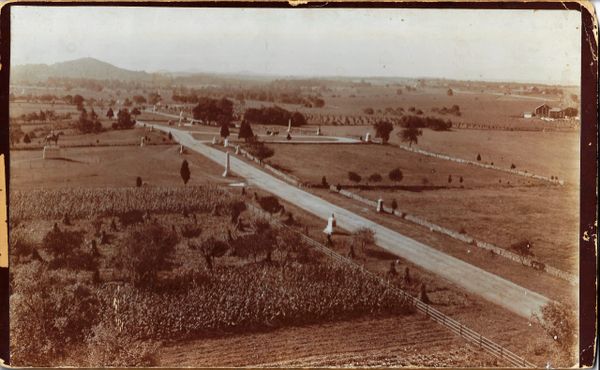 William H. Tipton Photograph of Gettysburg Battlefield from the Zeigler’s Grove Observation Tower