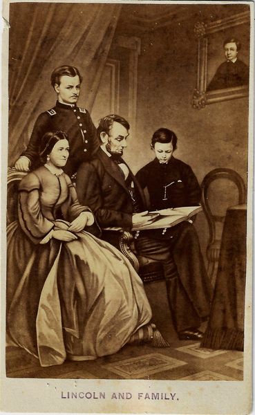 CDV of Abraham Lincoln and Family / SOLD