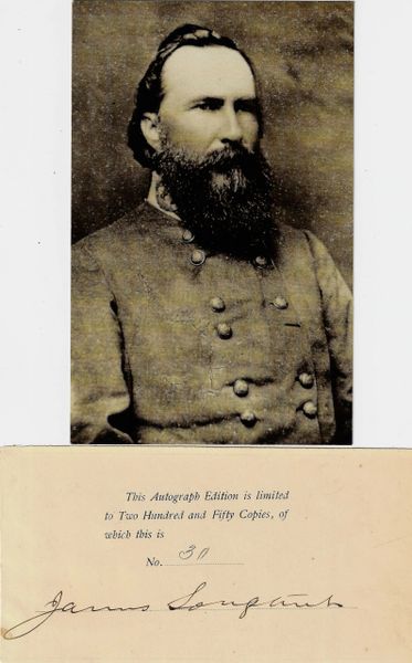 Confederate General James Longstreet