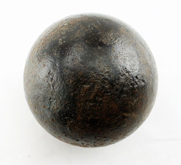 12 Pound Solid Shot Cannonball / SOLD