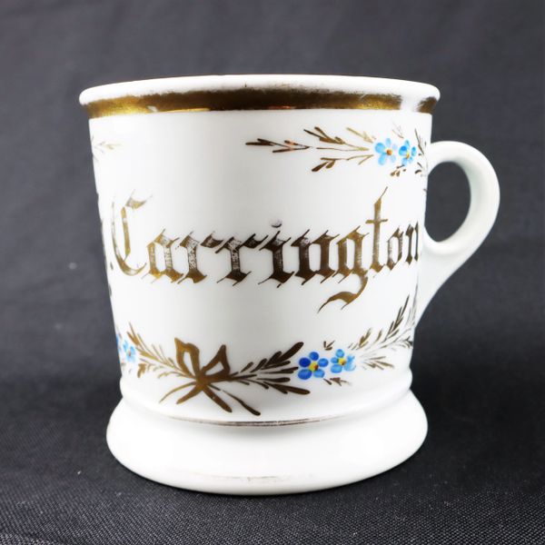 Civil War Era Porcelain Shaving Mug