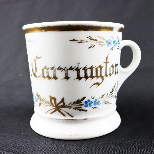 Civil War Era Porcelain Shaving Mug / SOLD