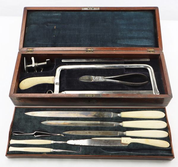 Ivory Handled Amputation Kit