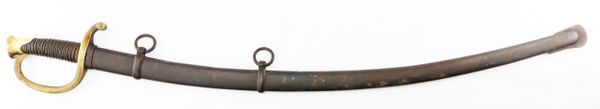 Ames Model 1840 Light Artillery Saber, Dated 1862 Connecticut Surcharge / SOLD