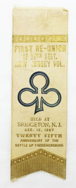 24th New Jersey Infantry, 25th Anniversary of the Battle of Fredericksburg / SOLD