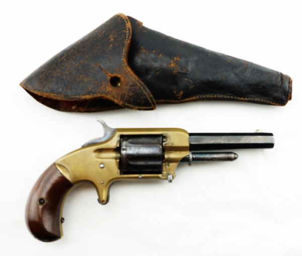 Scarce Antique Whitneyville Armory Spur Trigger Revolver Model 1-1/2 .32 Rf 1 of Just 14,000 Made at the Whitneyville Armory / SOLD