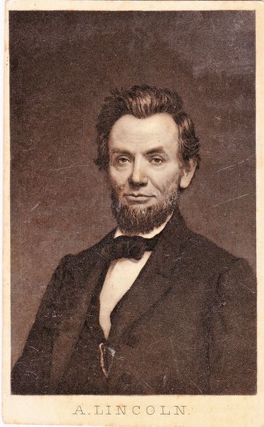 Abraham Lincoln Steel Engraving CDV / SOLD