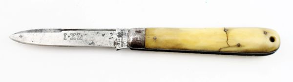 Bone Handled Pocket Knife George Wostenholm Sheffield - I*XL / SOLD