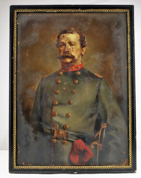 Original Oil Painting of Confederate Lieutenant Colonel Thomas M. Wagner / SOLD