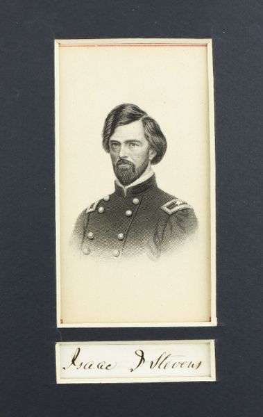 General Isaac Stevens Autograph and Engraved CDV / SOLD