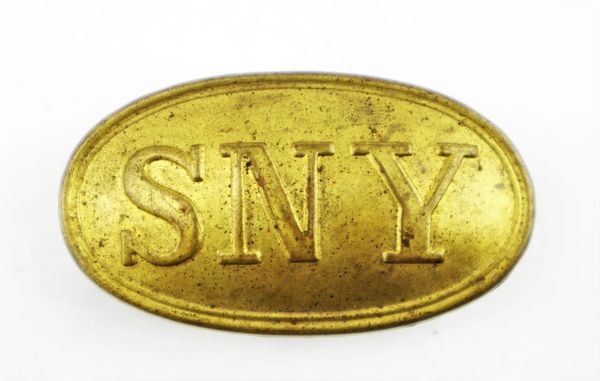 Small S.N.Y. Belt Plate “State of New York” / Sold