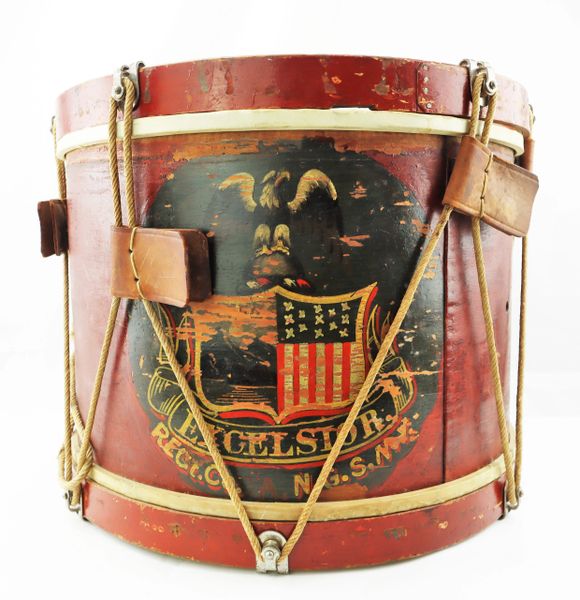 Civil War Regimental Drum State of New York National Guard