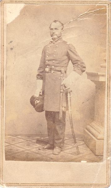 Colonel Samuel Black Killed While Leading the Regiment in a Bayonet Charge at the Battle of Gaines Mill