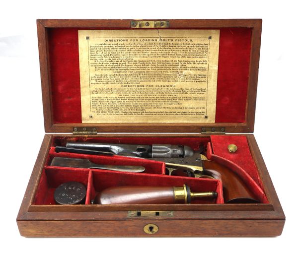 Cased Colt Model 1862 Police Revolver C. 1865 / SOLD