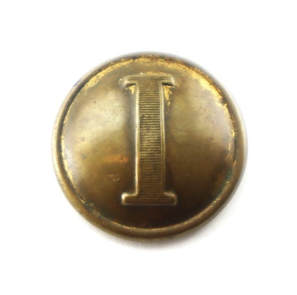 Confederate Lined “I” Infantry Button