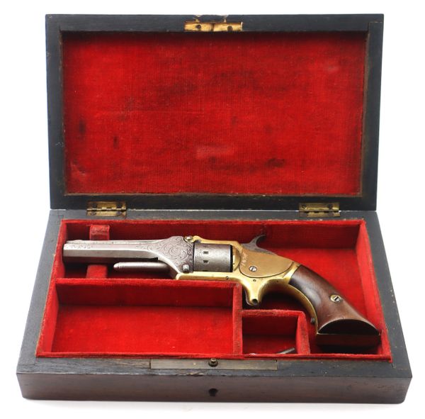 Cased Manhattan Firearms Revolver Inscribed to Major General Andrew ...
