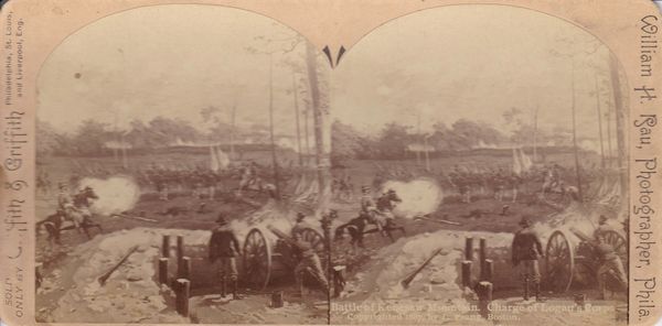 Stereoview Battle of Kennesaw Mt.