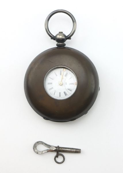 Civil War Army Watch, Rare “Gutta Percha” or “Thermoplastic” Case / SOLD