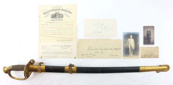 Civil War U.S. Naval Sword Grouping / SOLD
