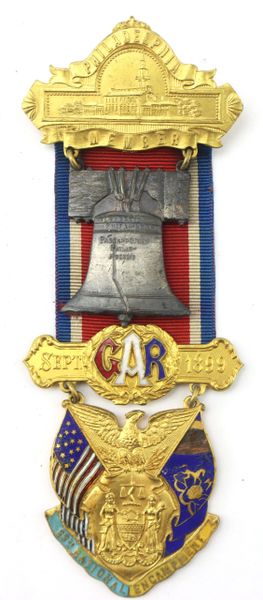 GAR National Encampment Ribbon September 1899, Philadelphia / SOLD