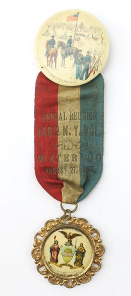 Reunion Ribbon from the 148th New York Infantry / SOLD