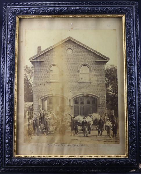 Civil War Era Firehouse Albumen Photograph / SOLD