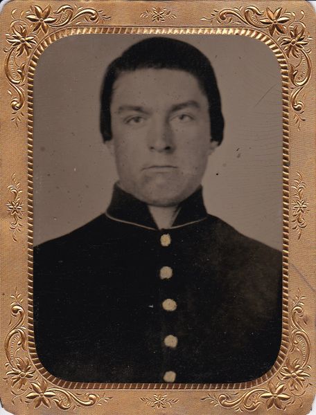 Union Private Half Plate Tintype / SOLD