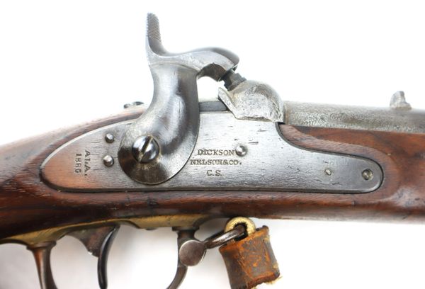 Very Rare Confederate Dickson, Nelson & Co. 1865 .58 Caliber Percussion Rifled Musket