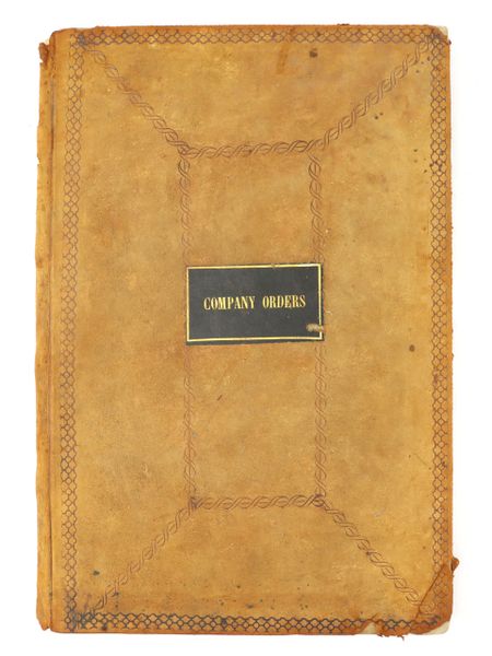 Company Orders Book 8th Massachusetts Infantry “Salem Zouaves” / SOLD