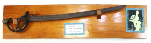 Identified Confederate Cavalry Saber Used by Howell Wasden of the 1st Georgia Battalion Cavalry And the 5th Georgia Cavalry / SOLD