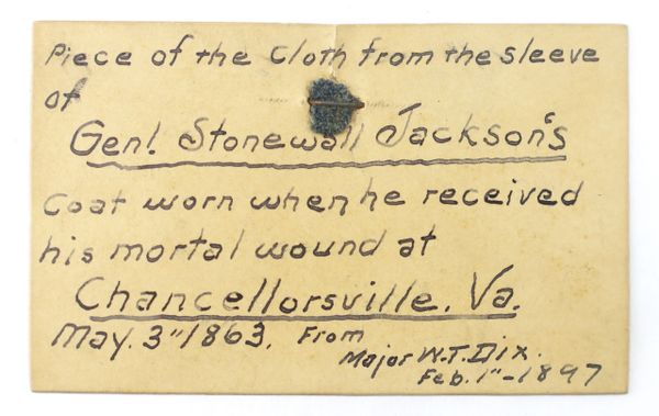 Stonewall Jackson Relic / SOLD