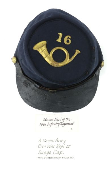 Civil War Forage Cap Attributed to the 16th Maine Infantry / SOLD