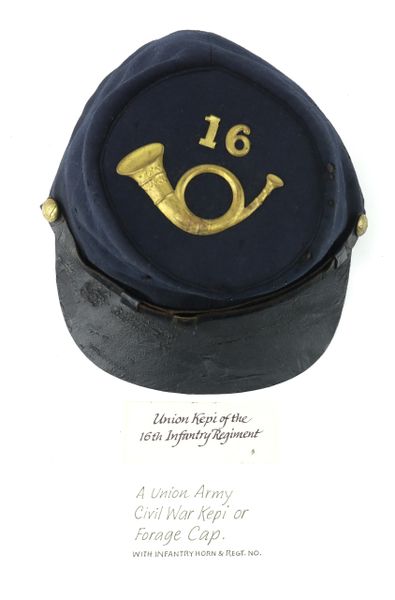 Civil War Forage Cap Attributed to the 16th Maine Infantry / SOLD 