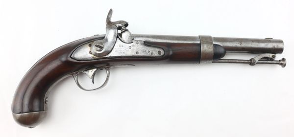 Confederate Arsenal Alteration CS Converted US M-1836 Pistol By D.C. Hodgkins, Ga.