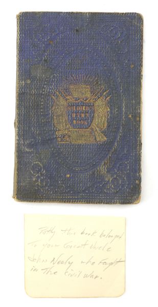 Soldier’s Hymn Book, John Neely-"H" Co. PA 101st Infantry / SOLD