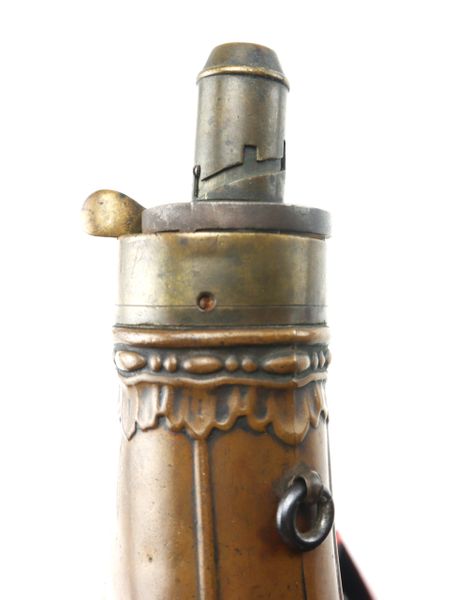 Civil War Era Rifle Powder Flask - FULL of Powder! / sold