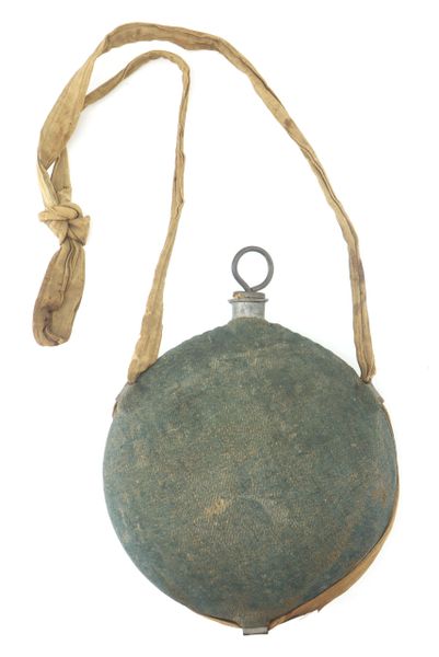 Sky Blue Covered Smooth Side Canteen / SOLD | Civil War Artifacts - For ...