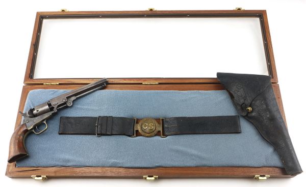 Confederate Belt Rig with Pistol and Holster / On-hold