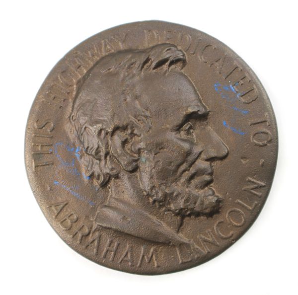 Abraham Lincoln Highway Medallion / SOLD