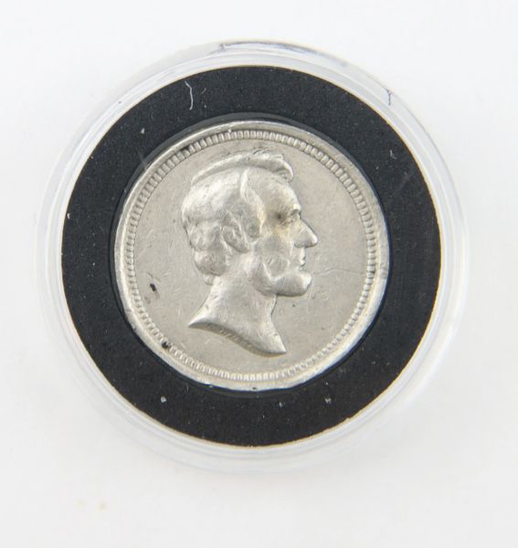 Abraham Lincoln Silver Memorial Token