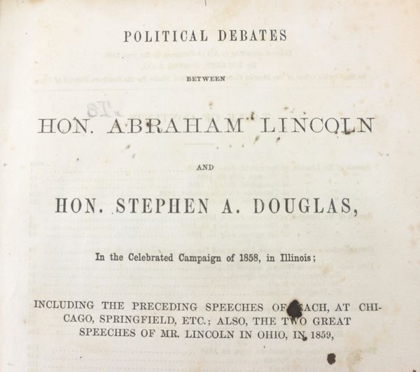 Lincoln Douglas Debates