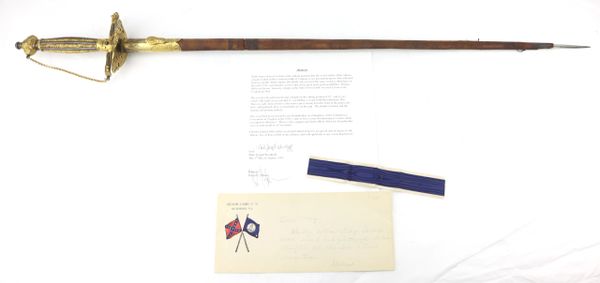 Sword of Confederate Thomas Jefferson Devine