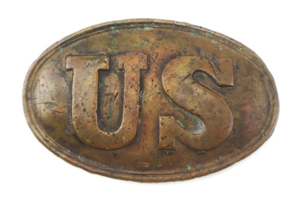 Unique “Modified” U.S. Cartridge Box Plate / SOLD
