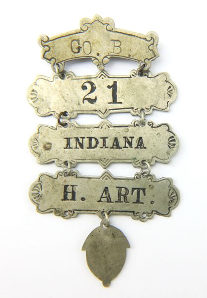 Veteran’s Ladder Badge of the 21st Indiana Heavy Artillery The “Jackass” Regiment / SOLD